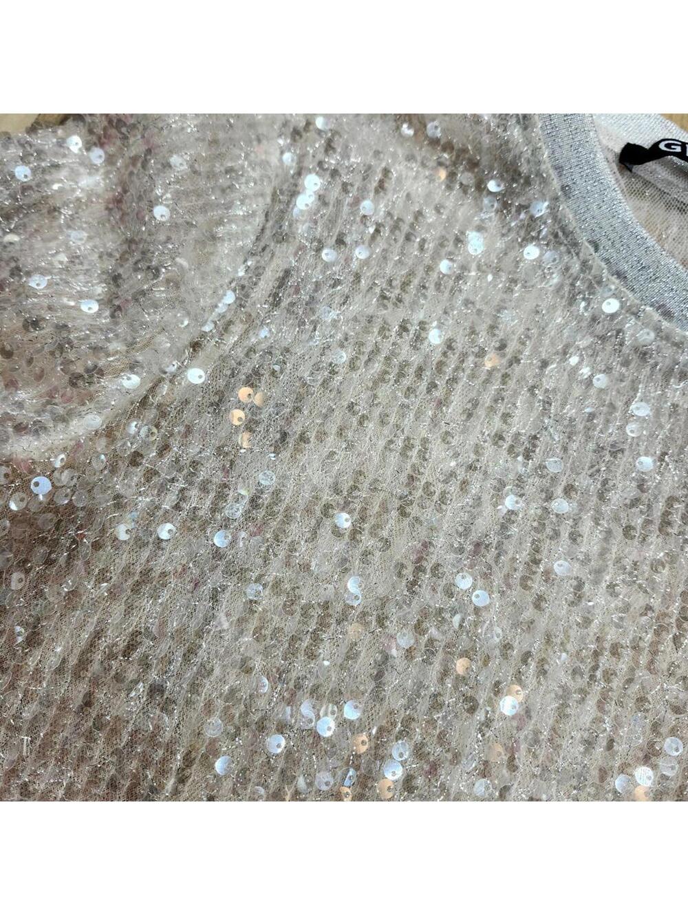 Grey Lab Women's Sequin Lightweight Blouse - Sparkle and Shine Small - Picture 3 of 7